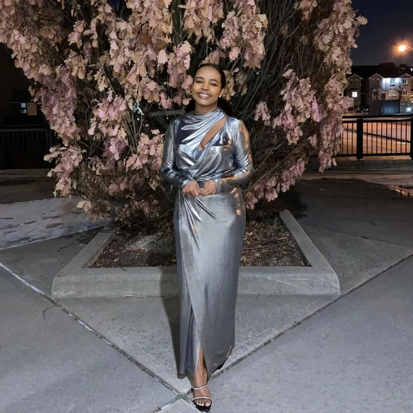 Zara | Dresses | Zara Limited Edition Metallic Dress | Poshmark